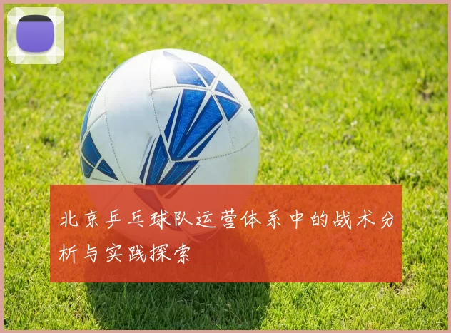 北京乒乓球队运营体系中的战术分析与实践探索